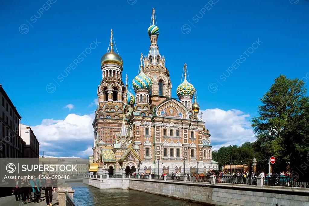 Church of the Resurrection (Church of the Bleeding Savior). St. Petersburg. Russia.