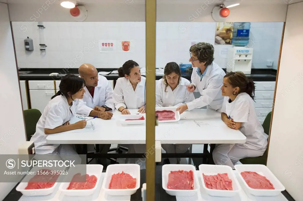 Sensor Laboratory. Sensor analysis. Meat products taste. AZTI-Tecnalia. Technological Centre specialised in Marine and Food Research. Sukarrieta, Bizk...