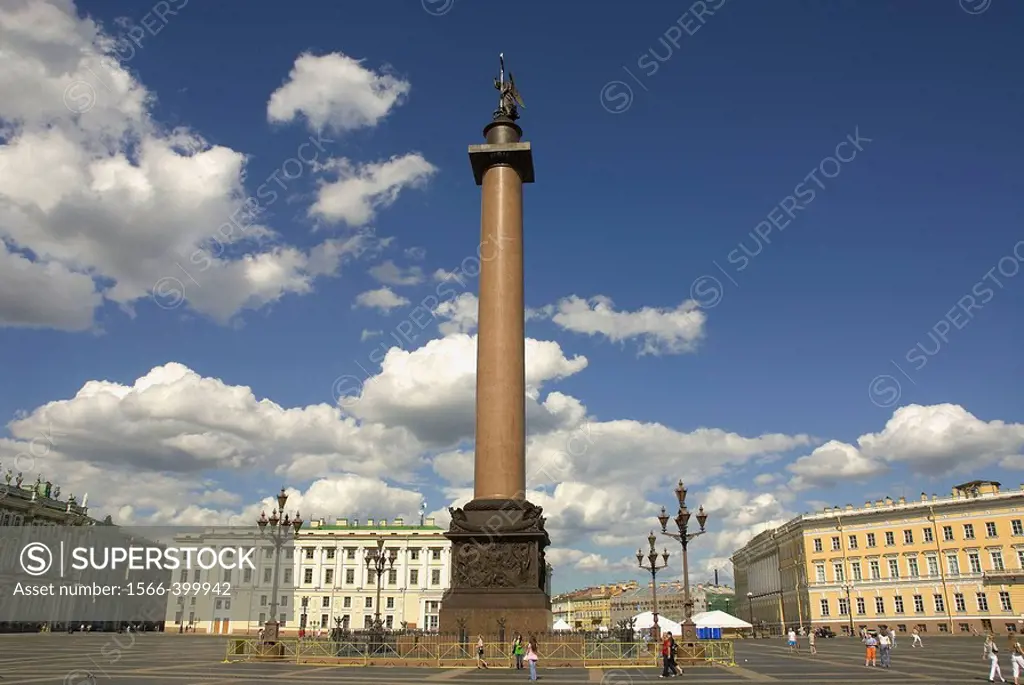 Russia. St. Petersburg. Alexander Column.