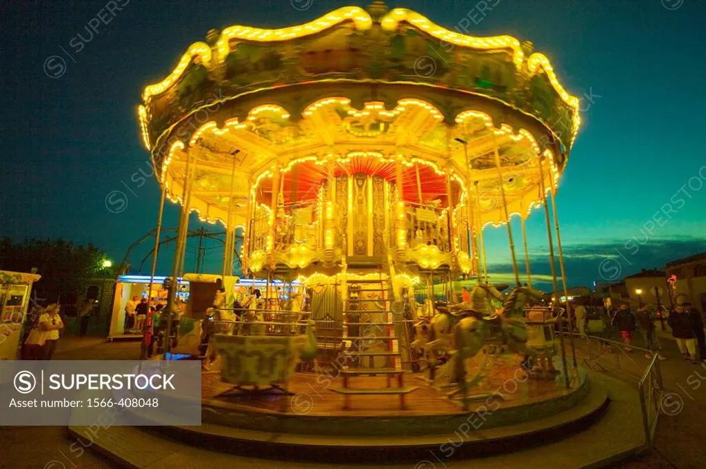 Merry-go-round. Camargue, France