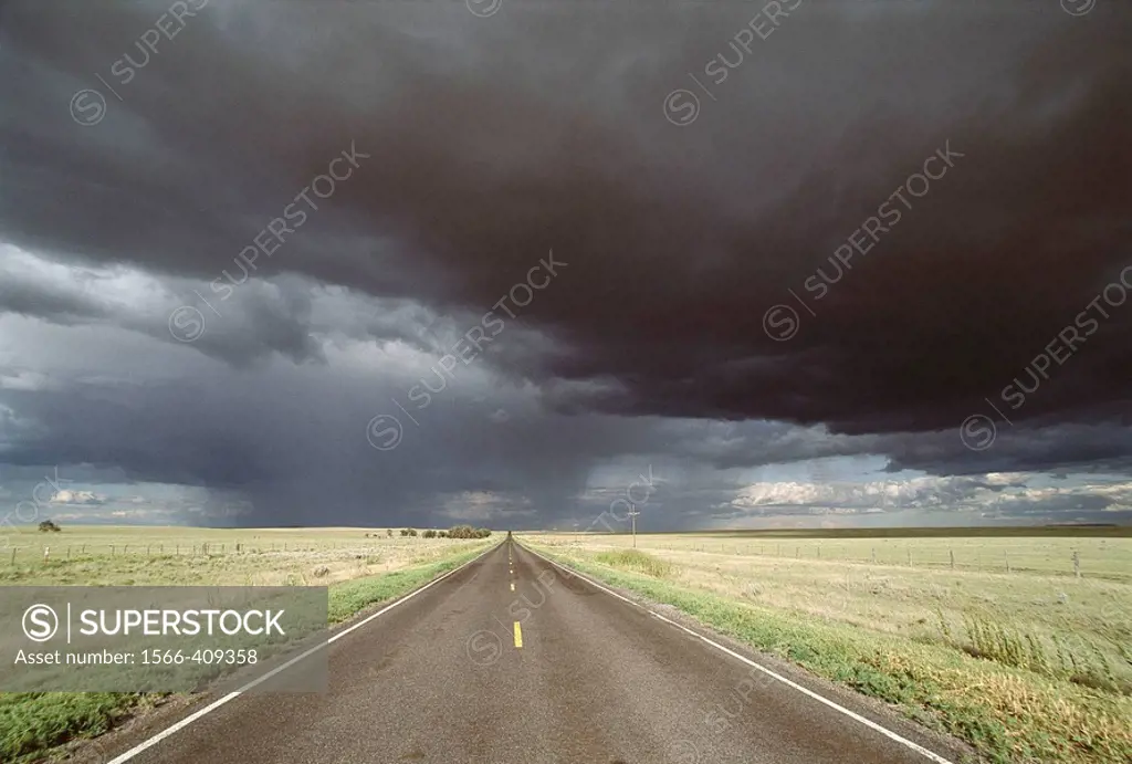 Country road. Colorado, USA