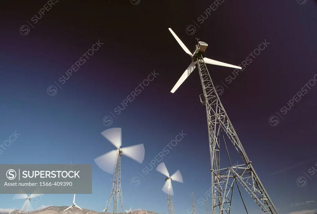 Wind generators. Mojave desert, California, USA