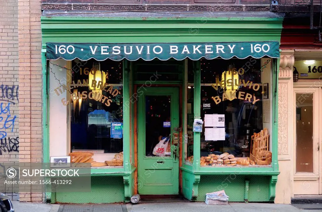 Famous old New York bread bakery, USA