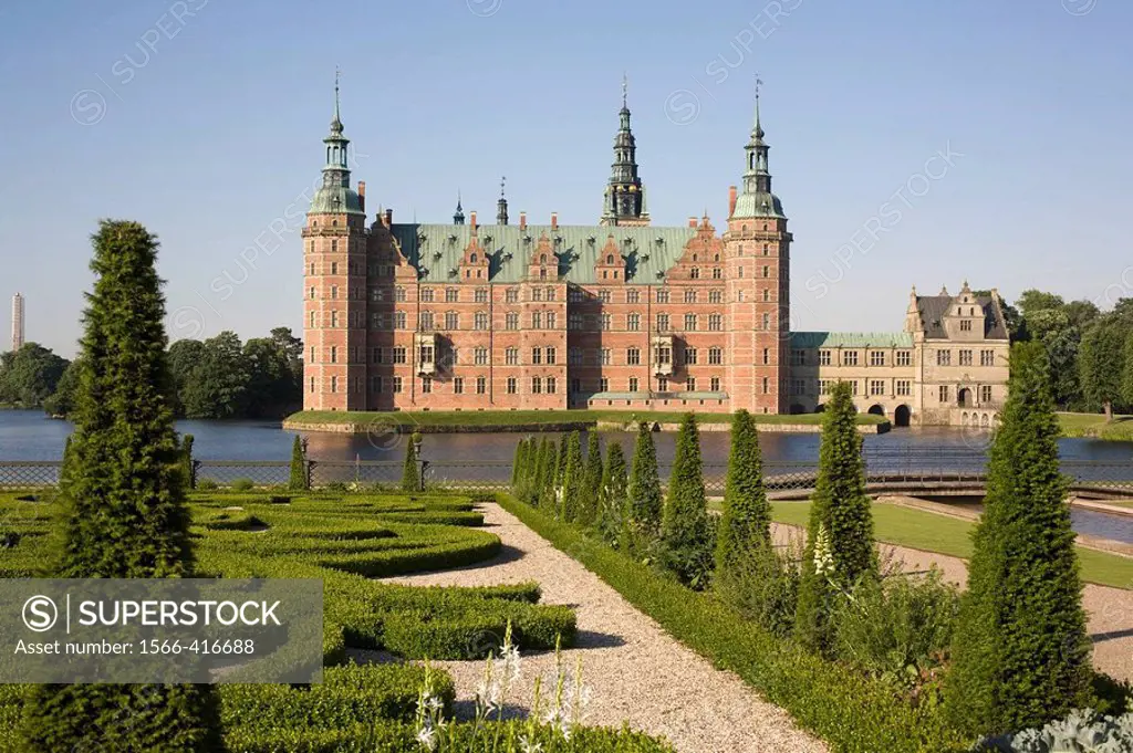 Frederiksborg castle. Hillerød. Denmark.