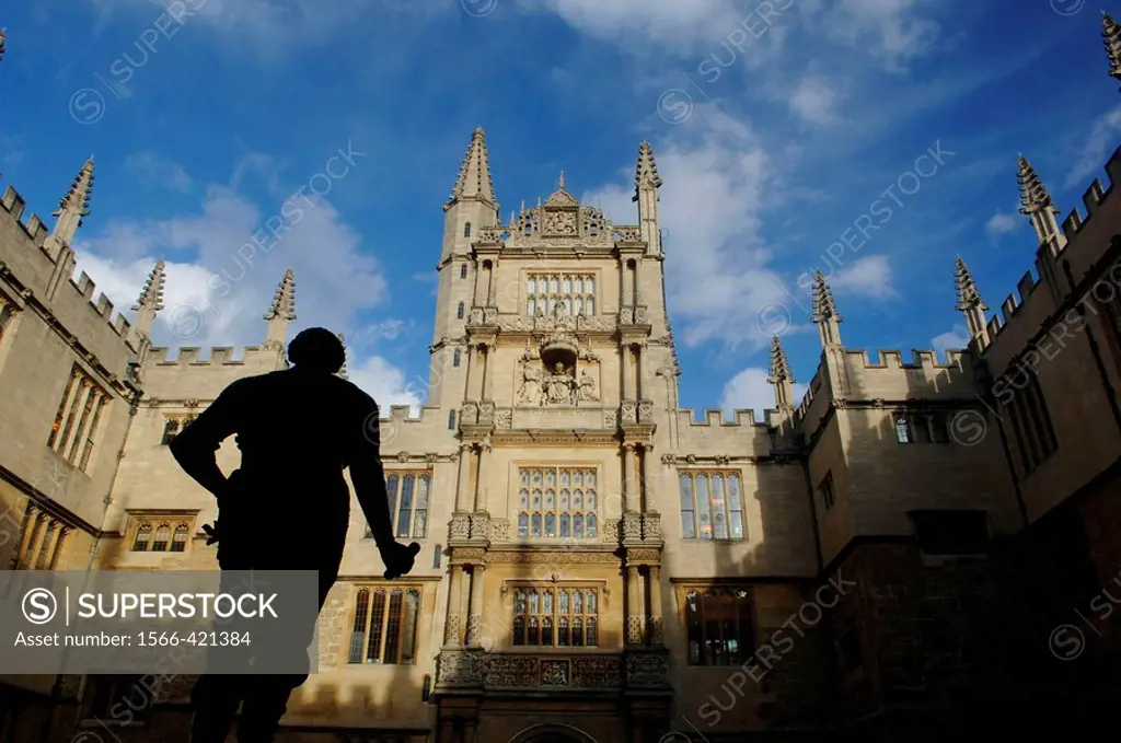 Bodleian library, Oxford University, Oxfordshire, England, UK