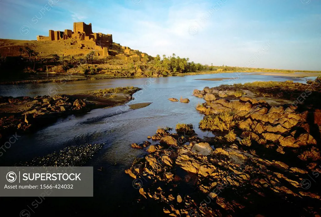 Ancient adobe fortress of Tiffoultoute. Ouarzazate, Morocco