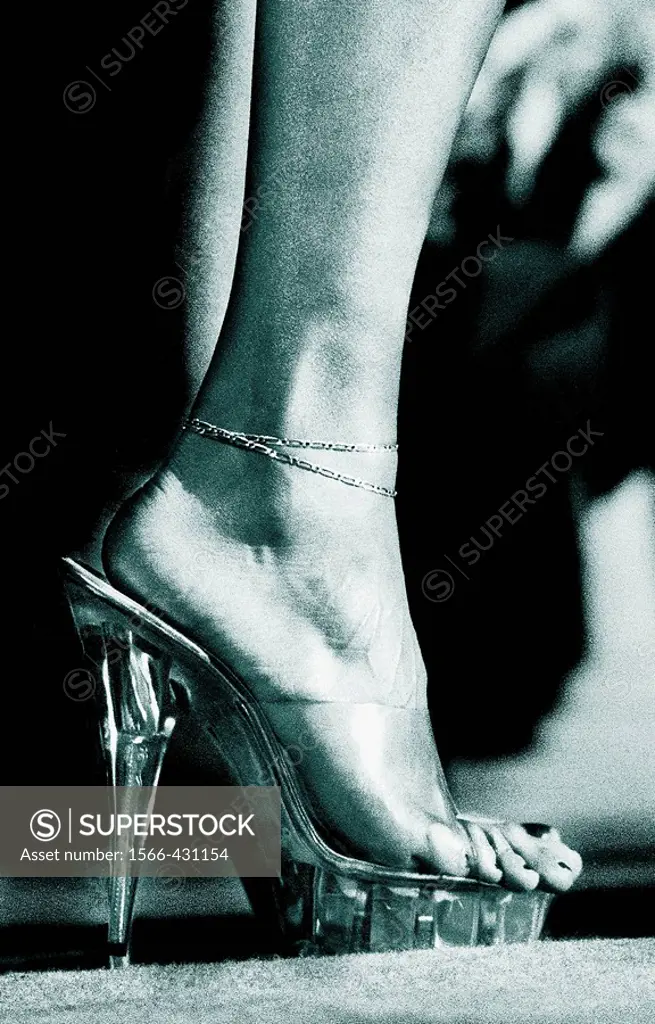 Close-up of a woman´s foot