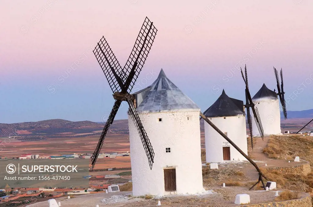 Windmills. Consuegra. Toledo Province. Route of Don Quixote. Castilla-La Mancha. Spain