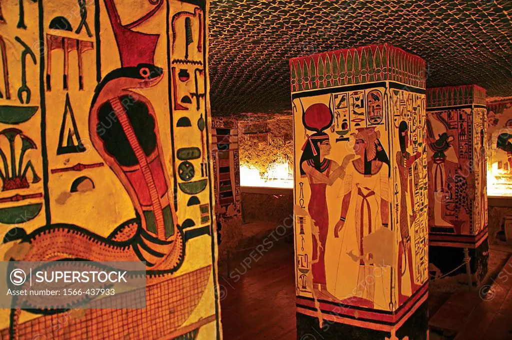 Queens Valley: Nefertari tomb, Luxor west bank. Egypt.