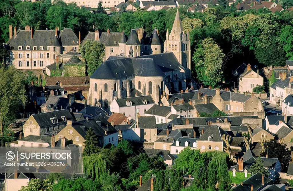 Meung-sur-Loire village. Loiret. Centre region. France