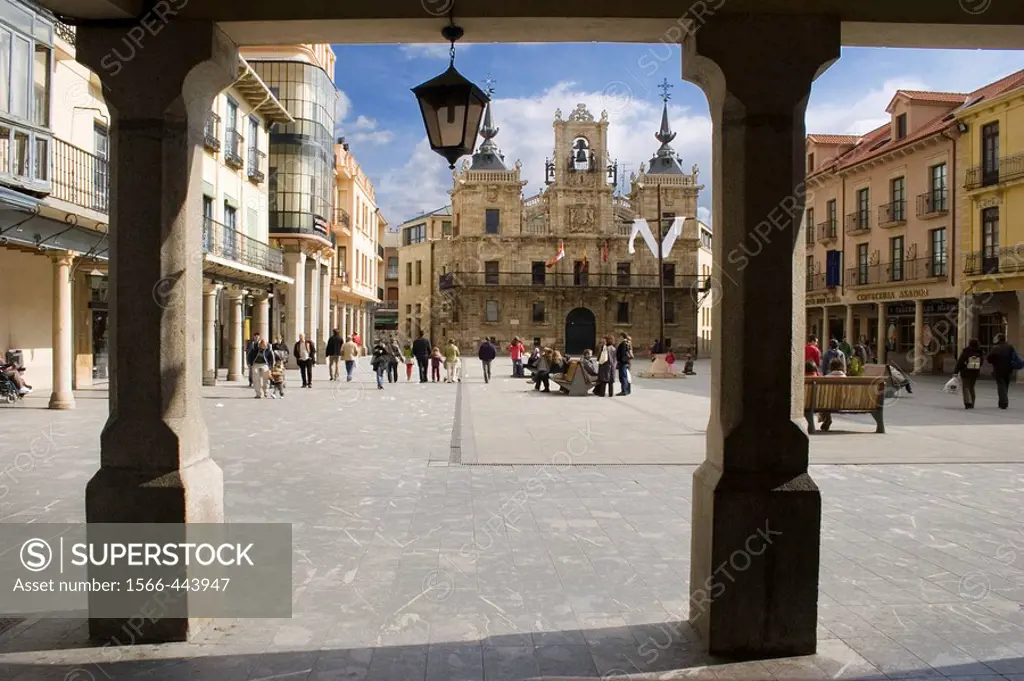 Old town, Astorga. Leon province, Castilla-Leon, Spain