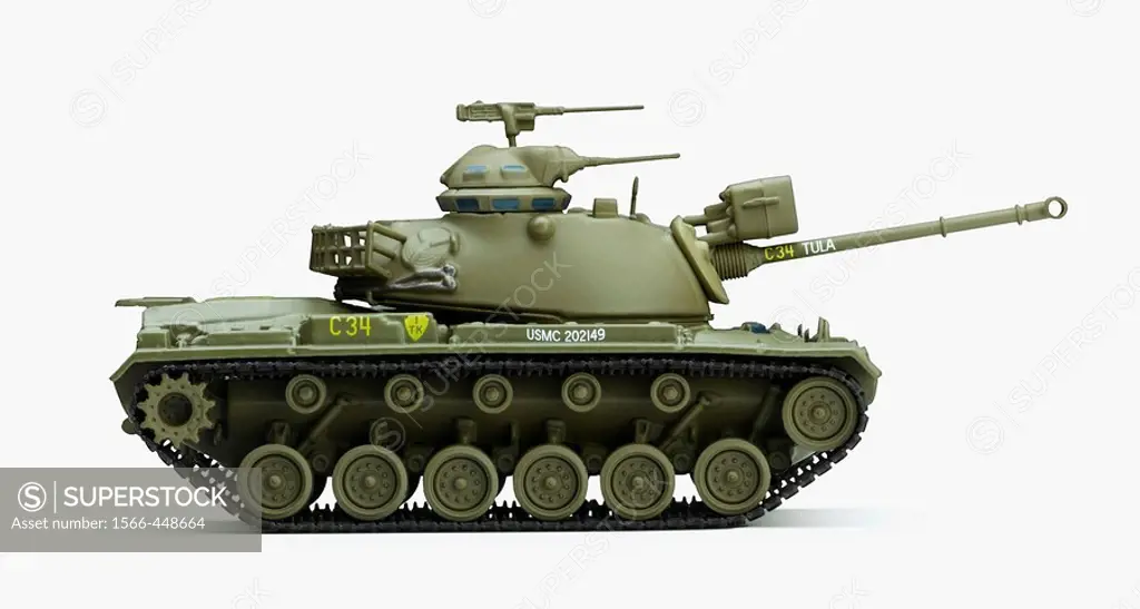Patton tank model