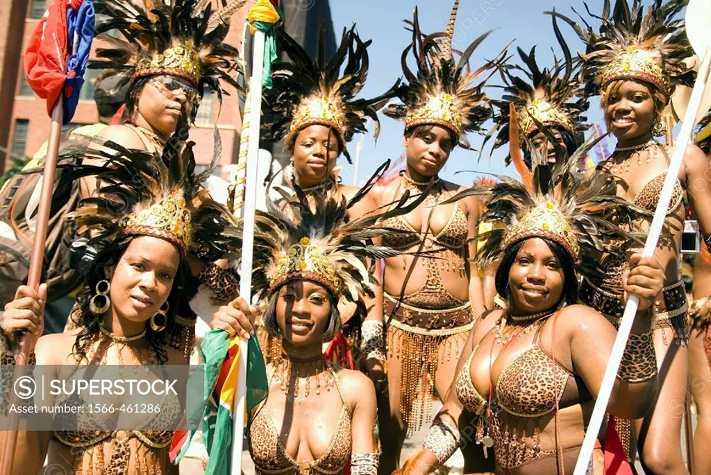 West Indian-American Day Parade/Carnival - Crown Heights, Brooklyn New York City - It attracts between one and three million spectators  It´s exiting,...