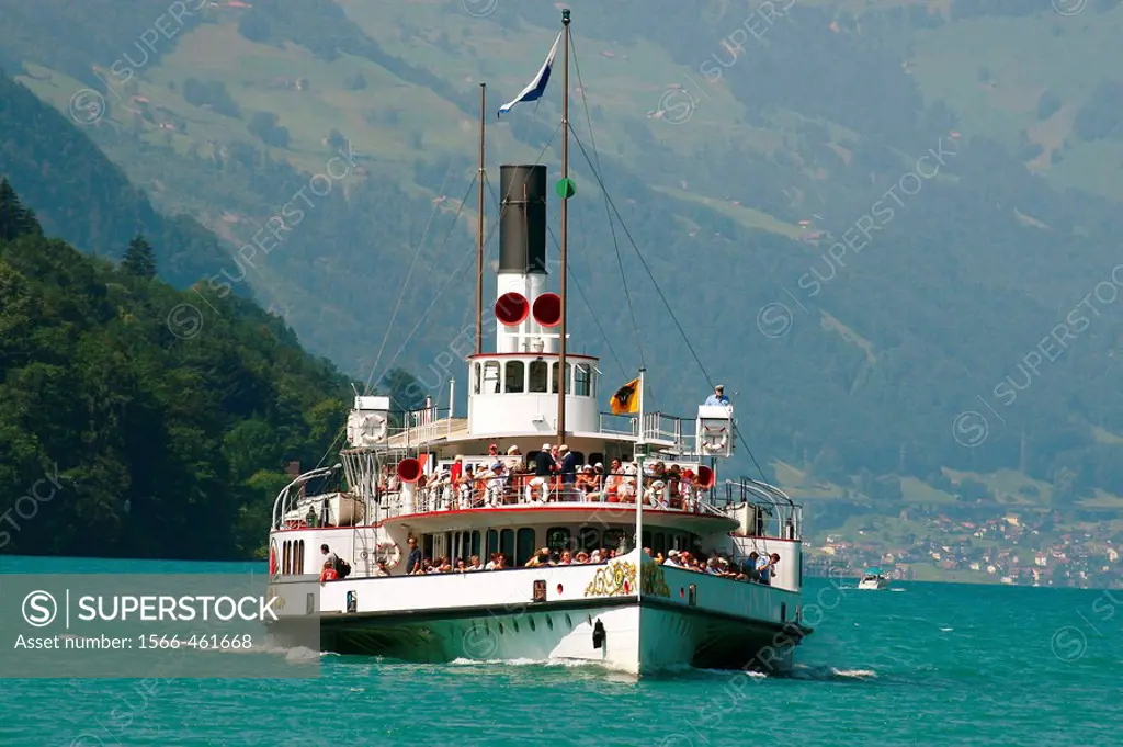 ´Uri´ paddle steamer. Lake Lucerne. Switzerland