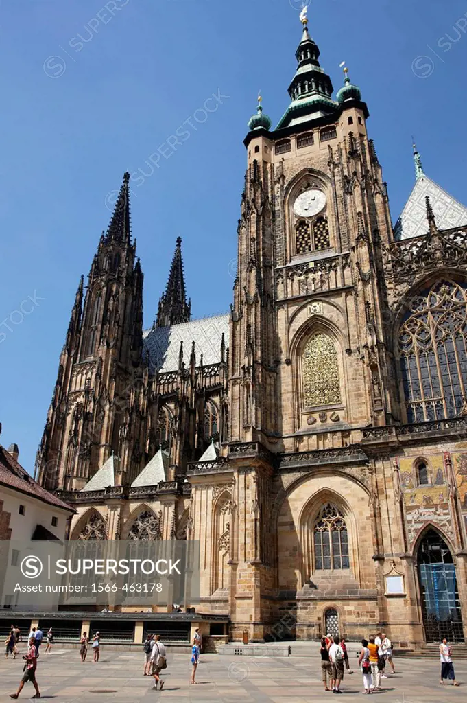 St. Vitus cathedral, Prague Castle, Prague, Czech Republic