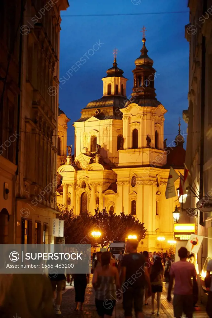 St. Nicholas Church, Staromestske Namesti (Old Town Square), Prague, Czech Republic