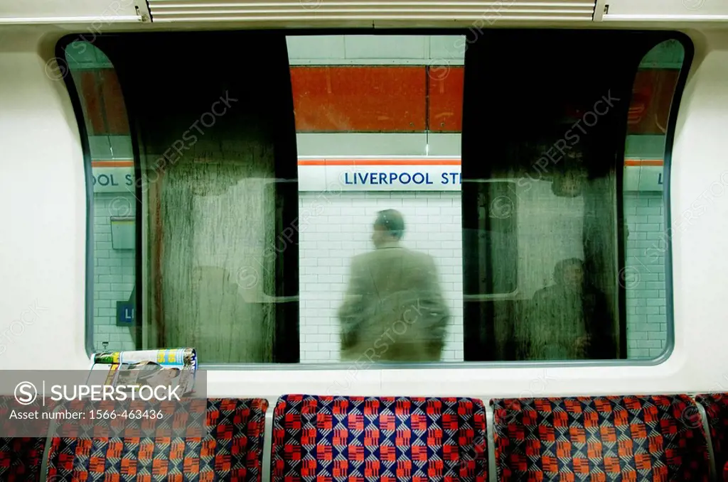 Liverpool Street Station, London underground, England, UK