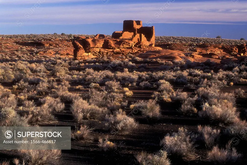 Wukoki Pueblo ruin, Wupatki National Monument, Arizona, USA