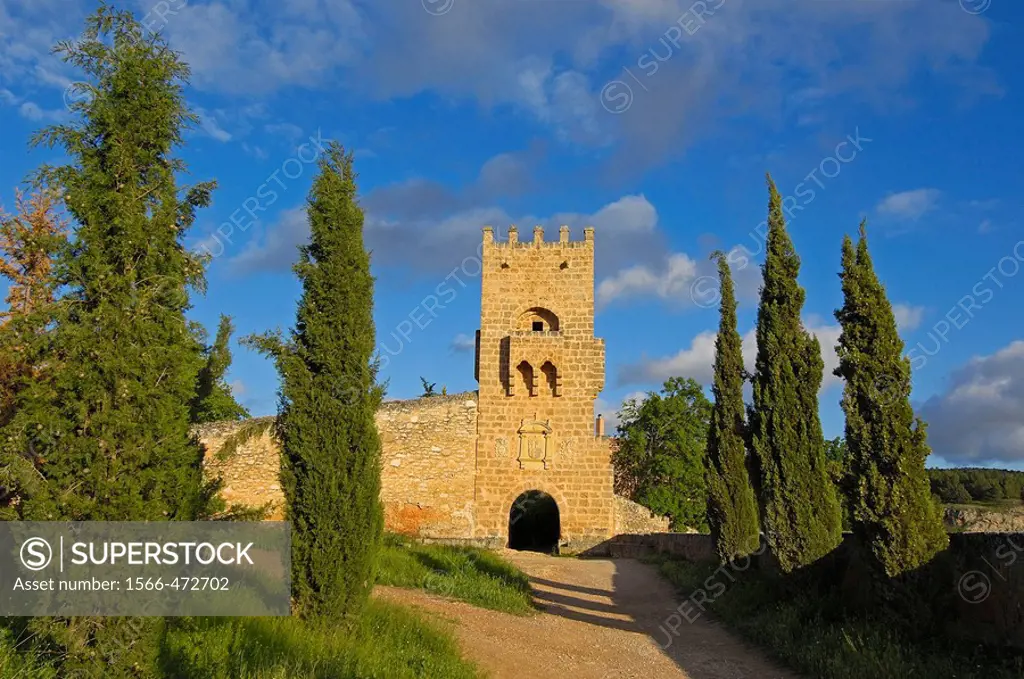 Homenaje Tower  Monasterio de Piedra  Nuevalos  Zaragoza province  Aragon  Spain