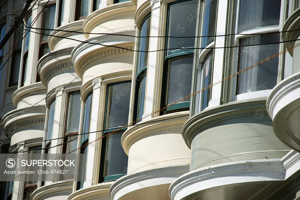 San Francisco California, bow-windows