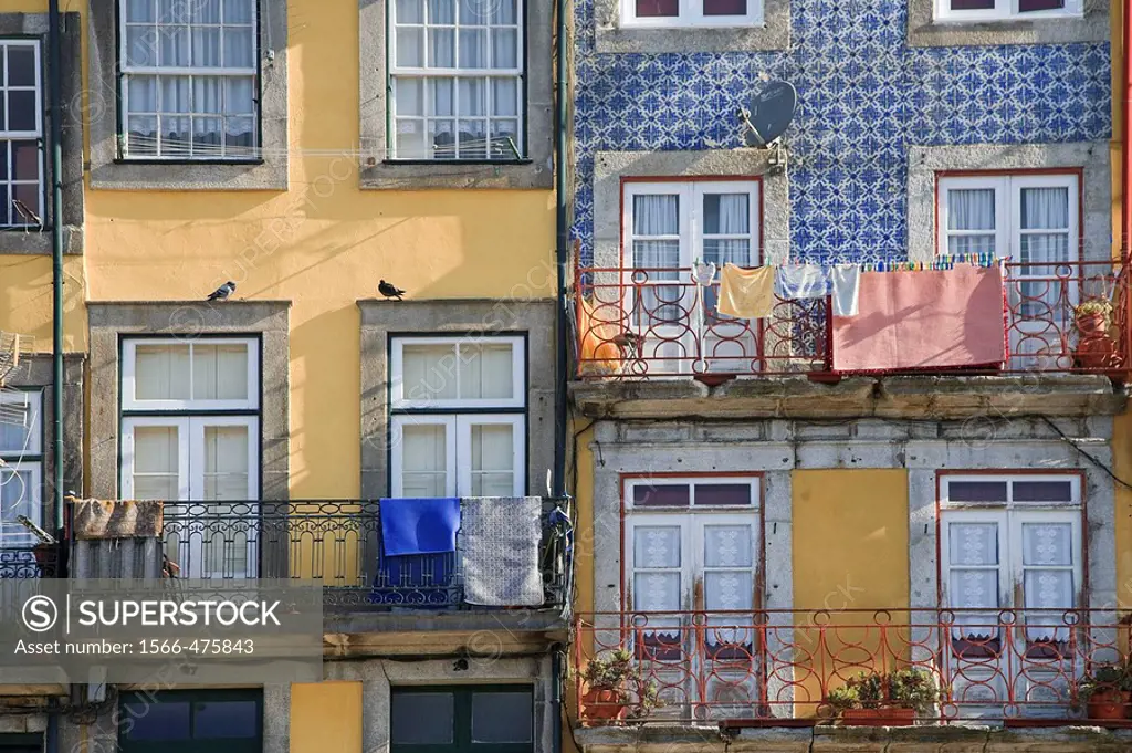 Ribeira District, Porto Old Town UNESCO World Heritage, Portugal