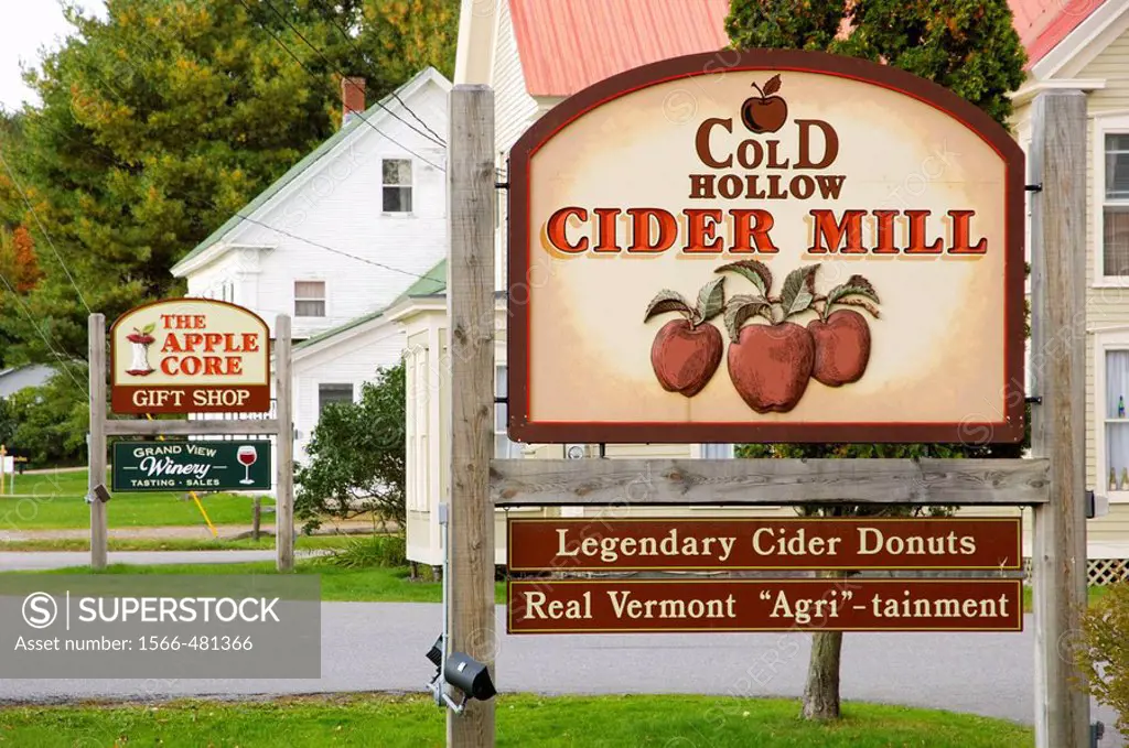 Cold Hollow Cider Mill in Stow, Vermont, USA