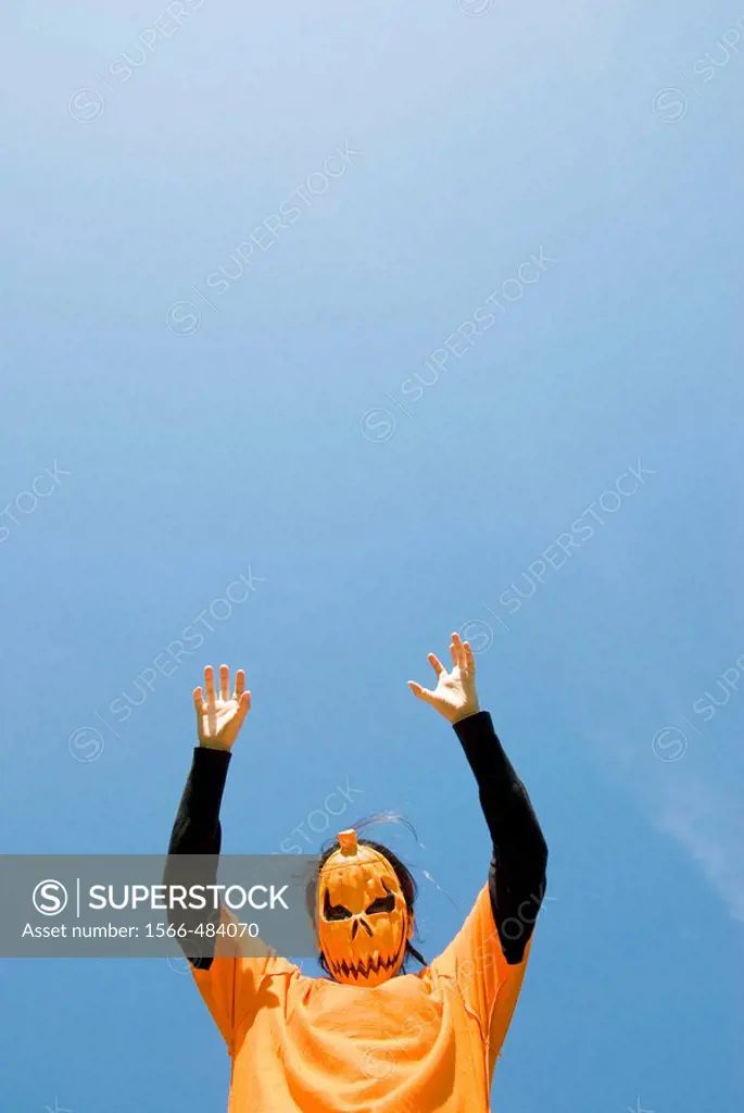 Halloween mask - pumpkin mask