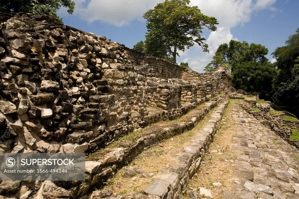 Yaxchilán archaeological site. Usumacinta river. Lacandon Forest. Chiapas. Mexico.