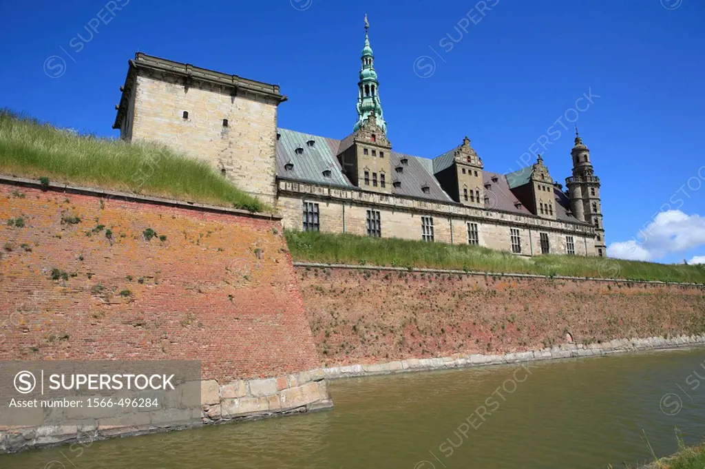 Kronborg palace (Hamlet´s Elsinore Castle), 1574-1585, Helsingor, Zealand, Denmark