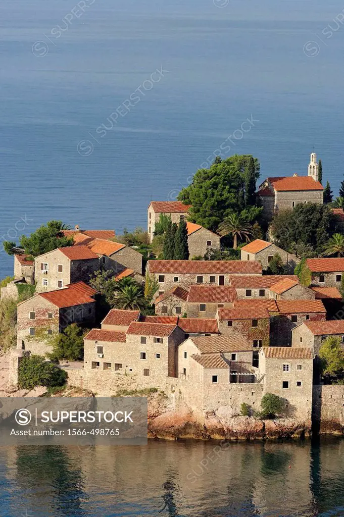 Sveti Stefan Peninsula,hotel complex,Adriatic coast,Montenegro
