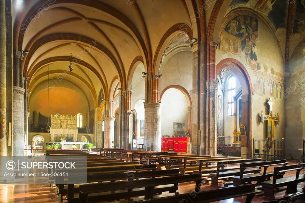 Basilica of Sant´Eustorgio, Milan. Lombardy, Italy