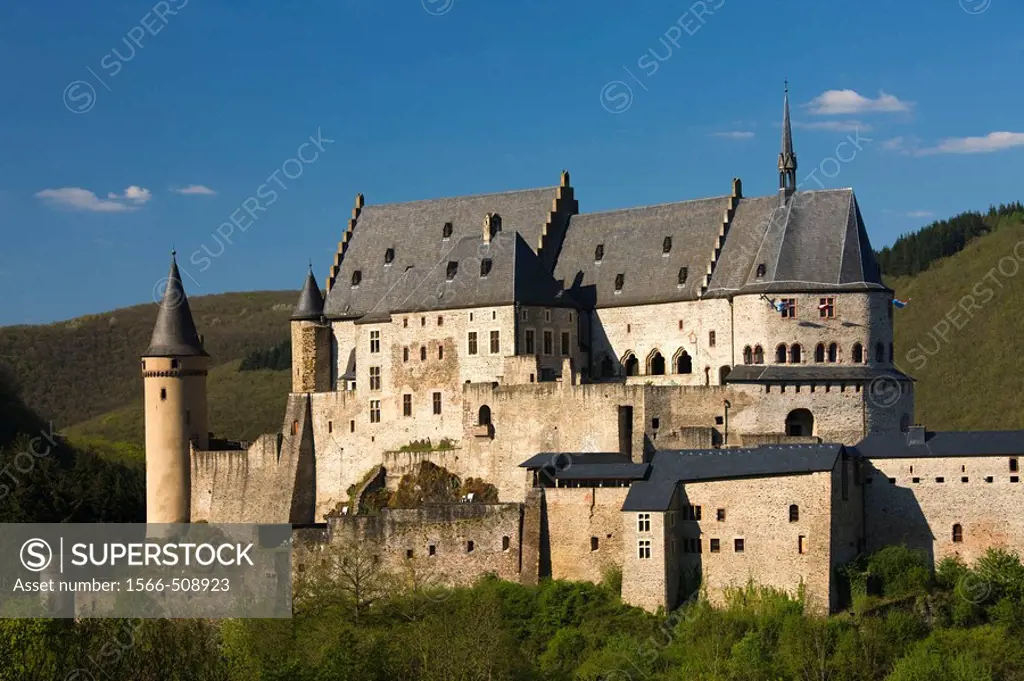 Luxembourg, Vianden, Vianden Chateau (b. 15th c.)