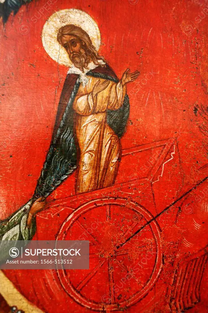 St. Elijah, icon, city museum, Pskov, Pskov region, Russia
