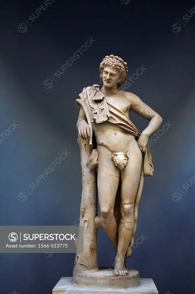 Resting Satyr statue, Vatican Museums, Rome, Italy