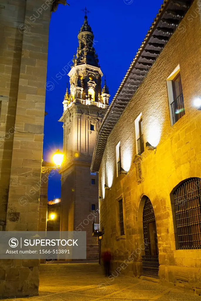 Bell tower of cathedral (1762-1767), Santo Domingo de la Calzada. La Rioja, Spain