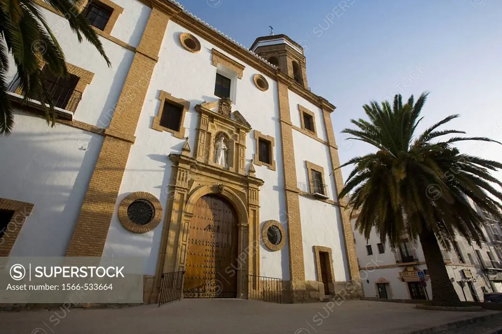 La Merced convent church, Ronda, White Towns of Andalusia. Malaga province, Andalucia, Spain