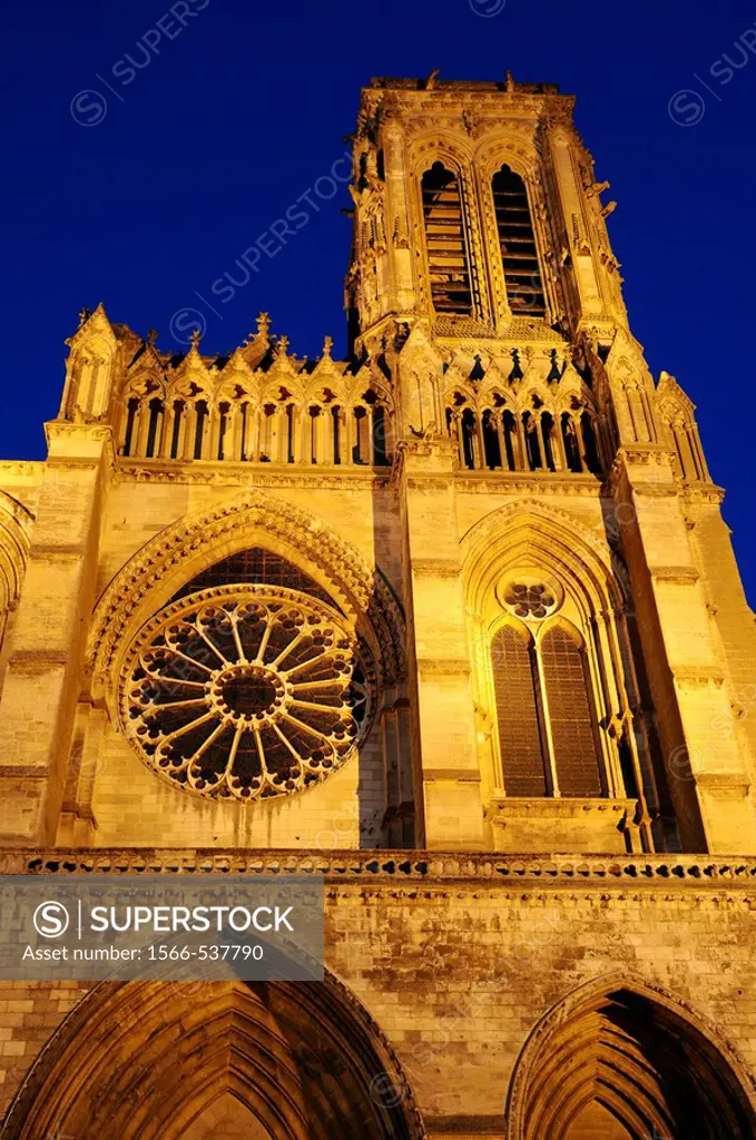 Cathedral of Saint-Gervais-et-Saint-Protais, Soissons. Aisne, Picardy, France