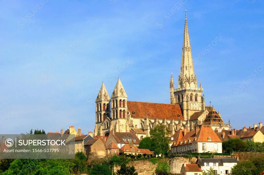 Saint-Lazare cathedral, Autun. Saône et Loire, Burgundy, France