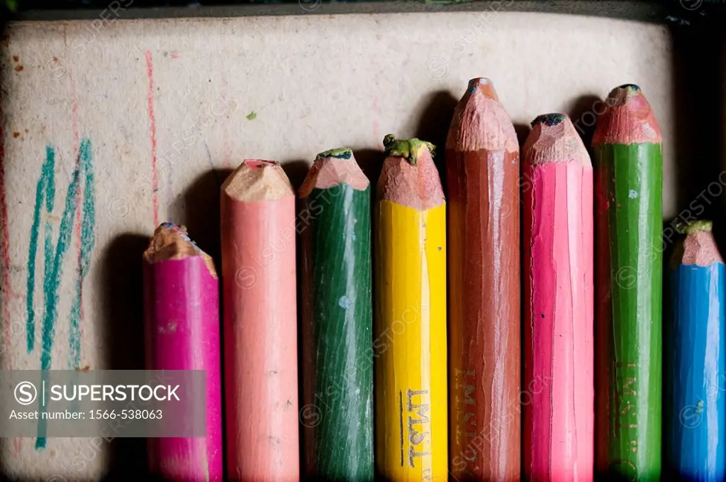 Old crayons