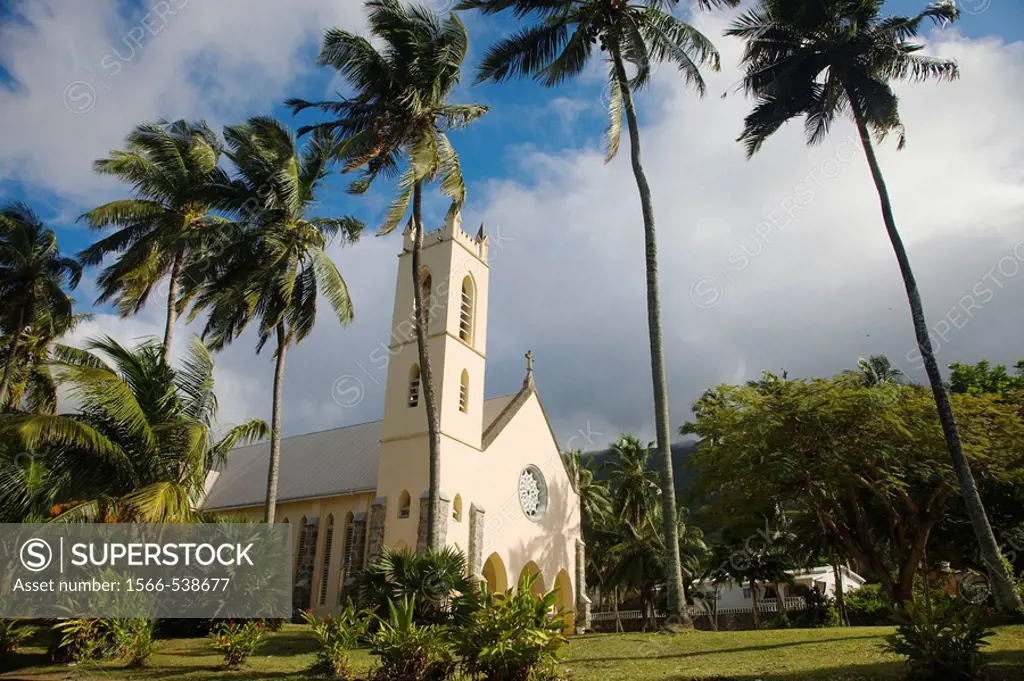 Town church, Bel Ombre, Mahe island, Seychelles