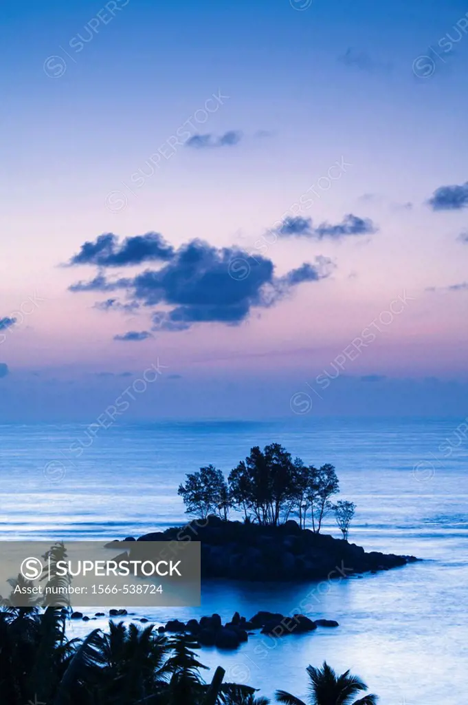 Sunrise, Fairyland Beach, Mahe island, Seychelles