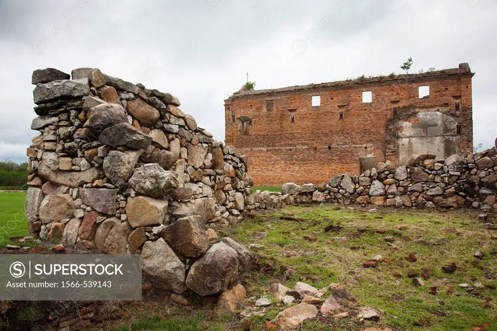 Calera de las Huerfanas (b.1741), ruins of colonial abbey, Carmelo, Uruguay