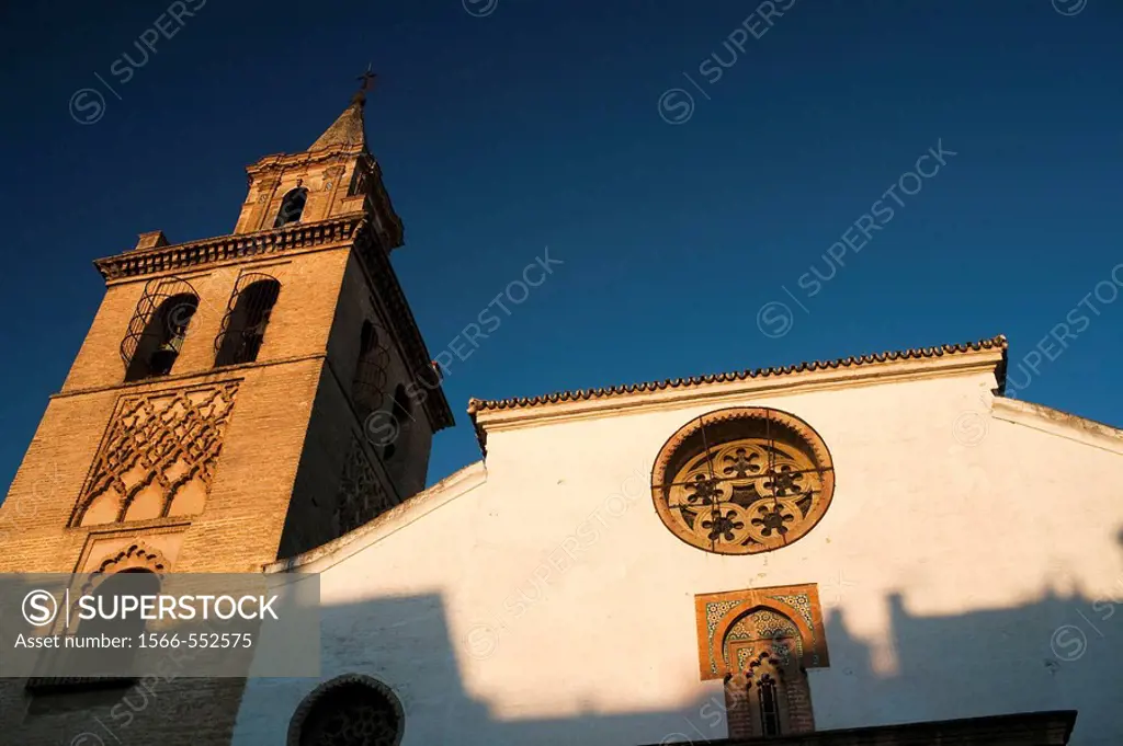 Gothic-mudejar Omnium Sanctorum church (13th century), Seville. Andalusia, Spain