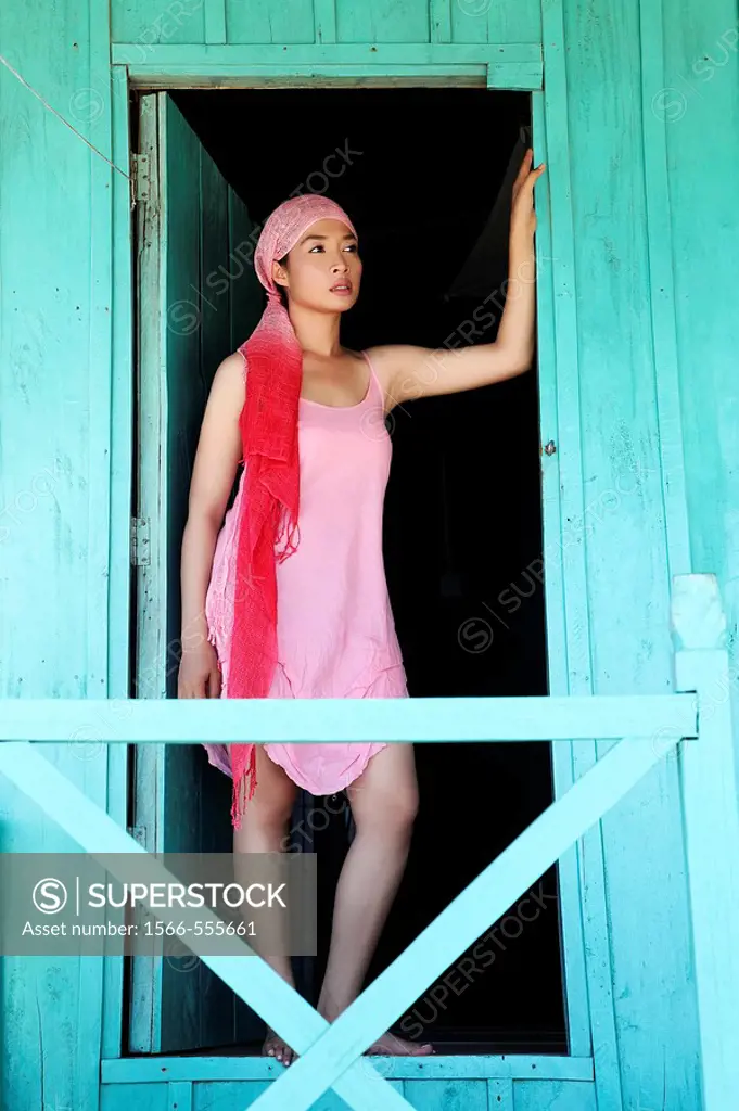 Portrait of woman, Cambodia