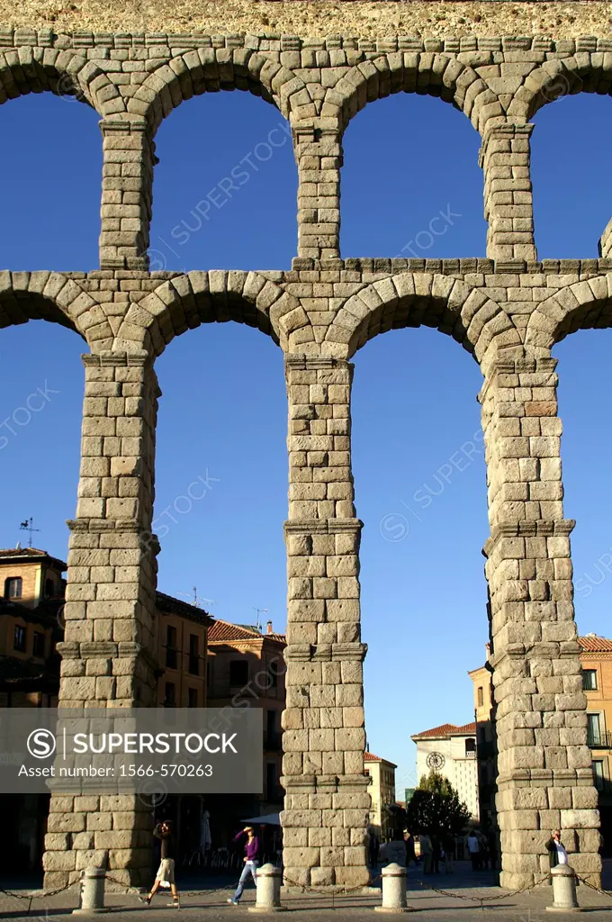 Roman aqueduct of Segovia  Segovia Spain