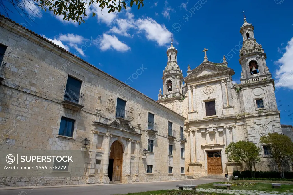 Cistercian monastery of Santa María de la Santa Espina, built between XII Century and XVI Century, in Castromonte, Valladolid province