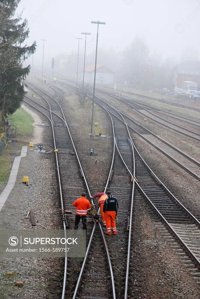 Rail track workers control