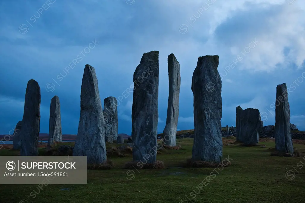 Callanish Standing Stones, Isle of Lewis, Western Isles, Scotland