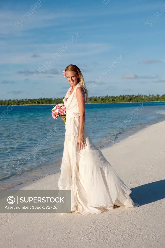 Wedding. Aitutaki in The Cook Islands
