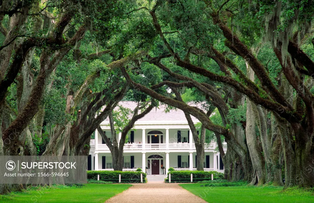 Rosedown plantation antebellum mansion house near the town of Francisville, Louisiana, USA